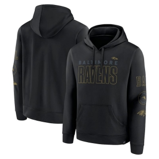 Baltimore Ravens NFL Blackout Pullover Hoodies 124528