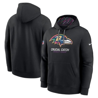 Baltimore Ravens NFL Crucial Catch Club Pullover Hoodies 124531