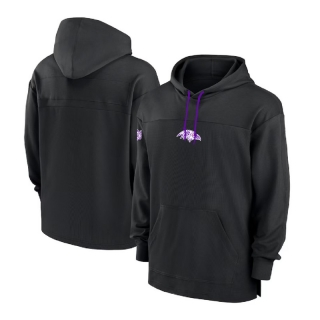 Baltimore Ravens NFL Sideline Jersey Performance Pullover Hoodies 124540