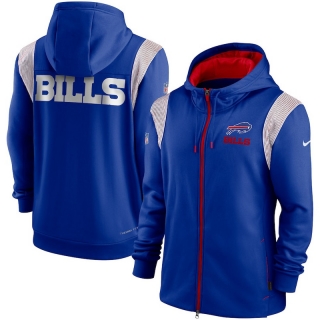 Buffalo Bills NFL Performance Sideline Lockup Full-Zip Hoodies 124551