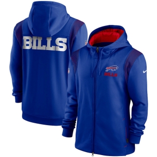 Buffalo Bills NFL Performance Sideline Lockup Full-Zip Hoodies 124553