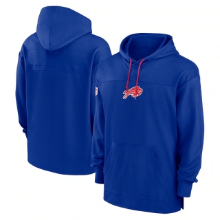 Buffalo Bills NFL Sideline Jersey Performance Pullover Hoodies 124559