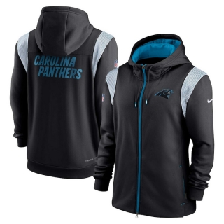 Carolina Panthers NFL Performance Sideline Lockup Full-Zip Hoodies 124568