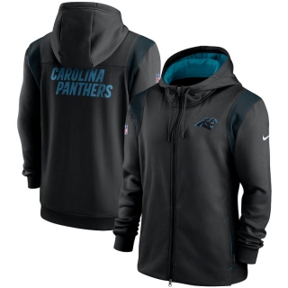 Carolina Panthers NFL Performance Sideline Lockup Full-Zip Hoodies 124569