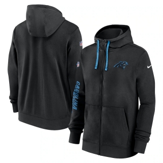 Carolina Panthers NFL Sideline Club Full-Zip Hoodies 124574