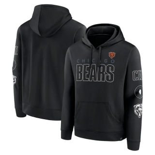 Chicago Bears NFL Blackout Pullover Hoodies 124580