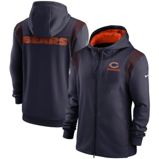 Chicago Bears NFL Performance Sideline Lockup Full-Zip Hoodies 124585