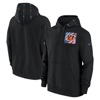 Cincinnati Bengals NFL Colorful Black Hoodies 124598