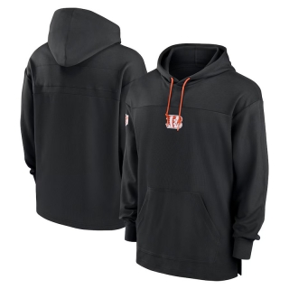 Cincinnati Bengals NFL Sideline Jersey Performance Pullover Hoodies 124608