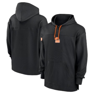 Cleveland Browns NFL Sideline Jersey Performance Pullover Hoodies 124623
