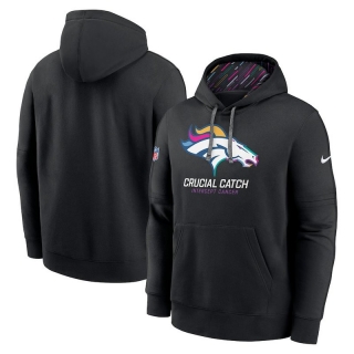 Denver Broncos NFL Crucial Catch Club Pullover Hoodies 124648