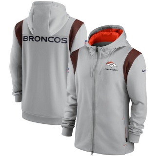 Denver Broncos NFL Performance Sideline Lockup Full-Zip Hoodies 124650