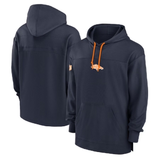 Denver Broncos NFL Sideline Jersey Performance Pullover Hoodies 124656