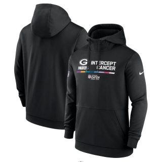 Green Bay Packers NFL Colorful Black Hoodies 124675