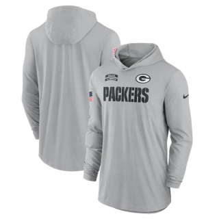 Green Bay Packers NFL Tribute Edition Hooded Long Sleeve T-Shirts 124689