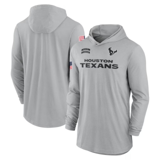 Houston Texans NFL Tribute Edition Hooded Long Sleeve T-Shirts 124703