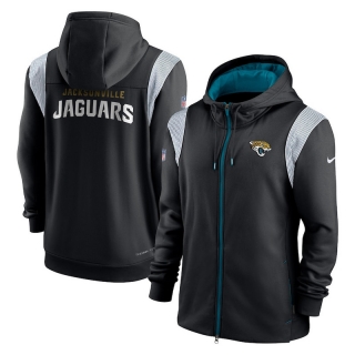 Jacksonville Jaguars NFL Performance Sideline Lockup Full-Zip Hoodies 124724