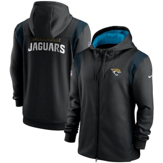 Jacksonville Jaguars NFL Performance Sideline Lockup Full-Zip Hoodies 124725
