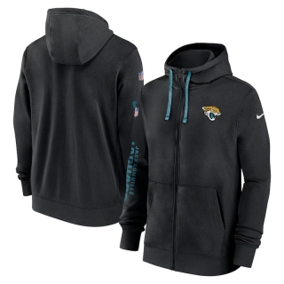 Jacksonville Jaguars NFL Sideline Club Full-Zip Hoodies 124730