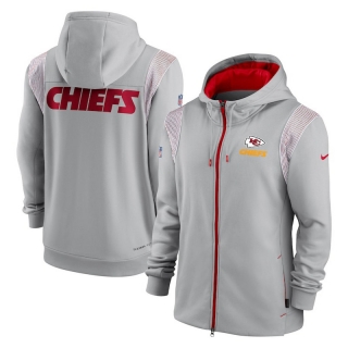 Kansas City Chiefs NFL Performance Sideline Lockup Full-Zip Hoodies 124742