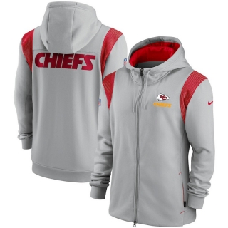 Kansas City Chiefs NFL Performance Sideline Lockup Full-Zip Hoodies 124743