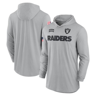 Las Vegas Raiders NFL Tribute Edition Hooded Long Sleeve T-Shirts 124769