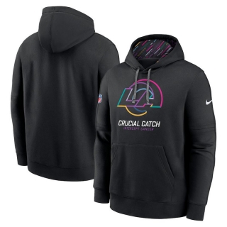 Los Angeles Rams NFL Crucial Catch Club Pullover Hoodies 124775