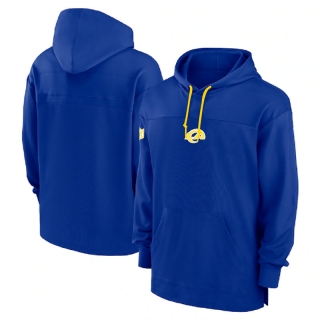 Los Angeles Rams NFL Sideline Jersey Performance Pullover Hoodies 124784
