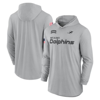 Miami Dolphins NFL Tribute Edition Hooded Long Sleeve T-Shirts 124820