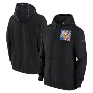 Minnesota Vikings NFL Colorful Black Hoodies 124824