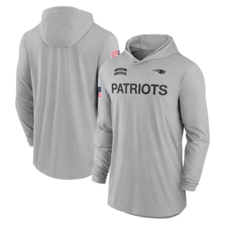 New England Patriots NFL Tribute Edition Hooded Long Sleeve T-Shirts 124854