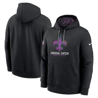 New Orleans Saints NFL Crucial Catch Club Pullover Hoodies 124860