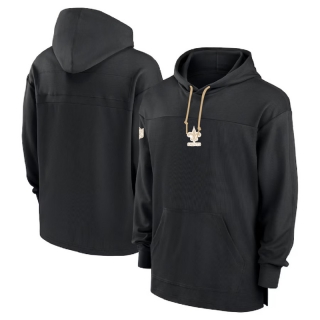 New Orleans Saints NFL Sideline Jersey Performance Pullover Hoodies 124868