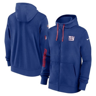 New York Giants NFL Sideline Club Full-Zip Hoodies 124881