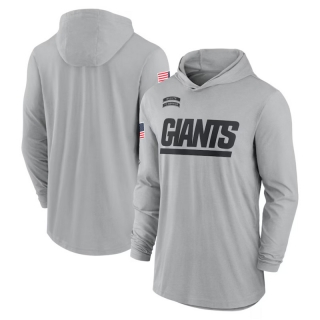 New York Giants NFL Tribute Edition Hooded Long Sleeve T-Shirts 124884