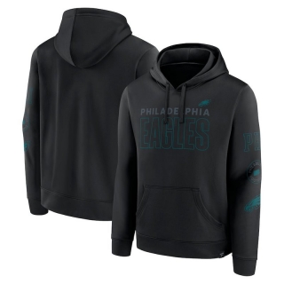 Philadelphia Eagles NFL Blackout Pullover Hoodies 124903