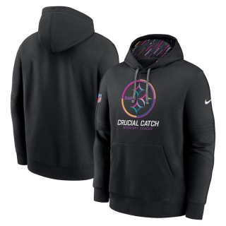 Pittsburgh Steelers NFL Crucial Catch Club Pullover Hoodies 124923