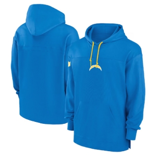 San Diego Chargers NFL Sideline Jersey Performance Pullover Hoodies 124946