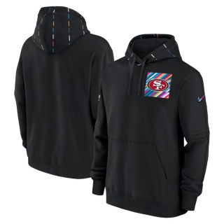 San Francisco 49ers NFL Colorful Black Hoodies 124950