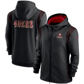 San Francisco 49ers NFL Performance Sideline Lockup Full-Zip Hoodies 124955