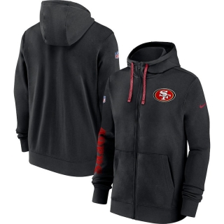 San Francisco 49ers NFL Sideline Club Full-Zip Hoodies 124961