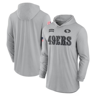 San Francisco 49ers NFL Tribute Edition Hooded Long Sleeve T-Shirts 124964