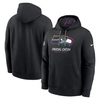 Seattle Seahawks NFL Crucial Catch Club Pullover Hoodies 124970