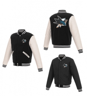 San Jose Sharks NHL Reversible Fleece Jackets 125152