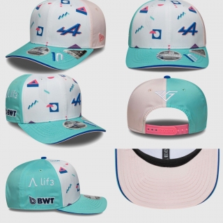 Alpine Racing Jack Doohan Miami Race Special Multi 9SEVENTY Stretch Snap Adjustable Hats 125162
