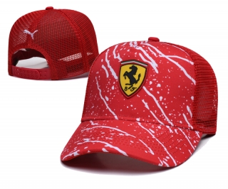 Ferrari Curved Adjustable Hats 125251