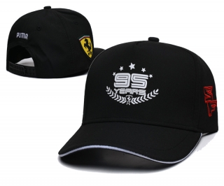 Ferrari Curved Snapback Hats 125253