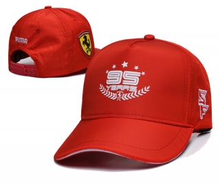 Ferrari Curved Snapback Hats 125254