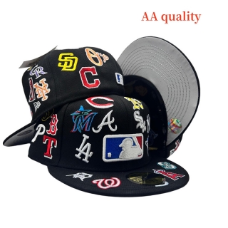 MLB Allover Logo 59FIFTY Fitted Hats 125288