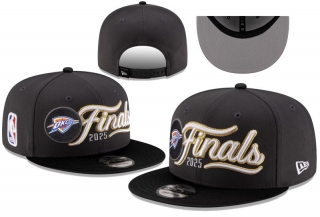 Oklahoma City Thunder 2025 NBA Finals Snapback Hats 125299